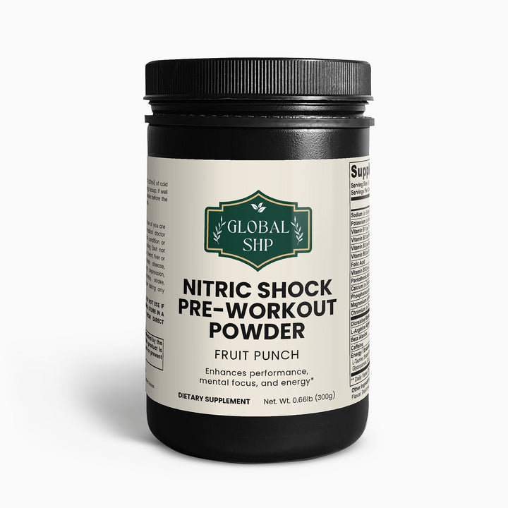Nitric Shock Pre - Workout Powder (Fruit Punch) - Global Shop